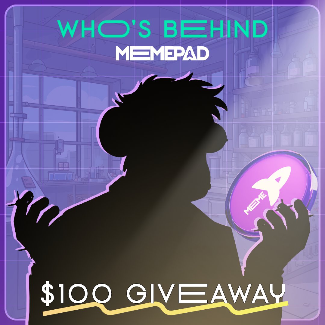 MemePadSol's tweet photo. Uncover the mystery behind our mascot and win a $100 #Giveaway for the closest GUESS 🤑

🚨 You must Like, RT, and Comment your GUESS to be eligible for giveaway 💰

Here's a riddle for your Degen brains 🧠

In my secret workshop, I test and I blend,
The finest ingredients, the best memes to transcend.
With diamond hands, I create and refine,
Legendary memes that will blow your mind.

Who/What am I?