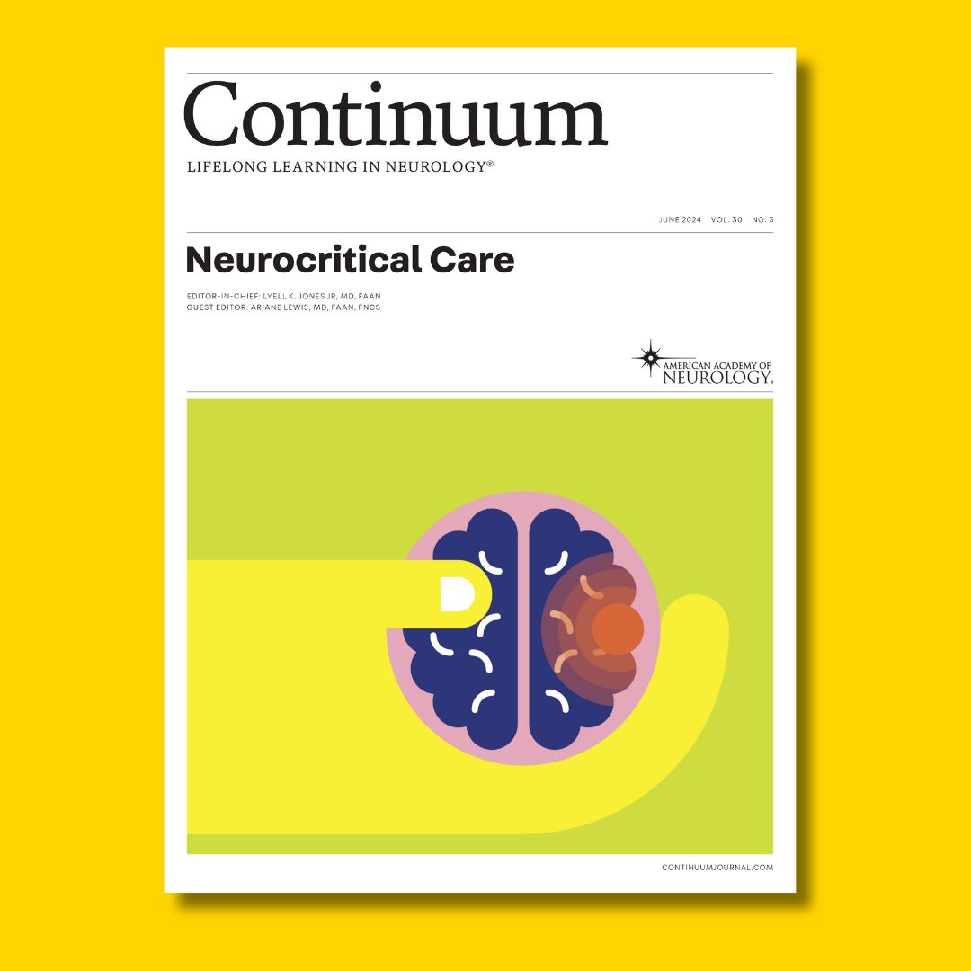 Continuum: Lifelong Learning in Neurology (@continuumaan) on Twitter photo The June #Neurocritical Care issue, guest edited by Dr. Ariane Lewis, is now available at ContinuumJournal.com!
@AANMember <a href="/nyulangone/">NYU Langone Health</a>
#Neurology #NeuroTwitter #MedEd The June #Neurocritical Care issue, guest edited by Dr. Ariane Lewis, is now available at ContinuumJournal.com!
@AANMember <a href="/nyulangone/">NYU Langone Health</a>
#Neurology #NeuroTwitter #MedEd