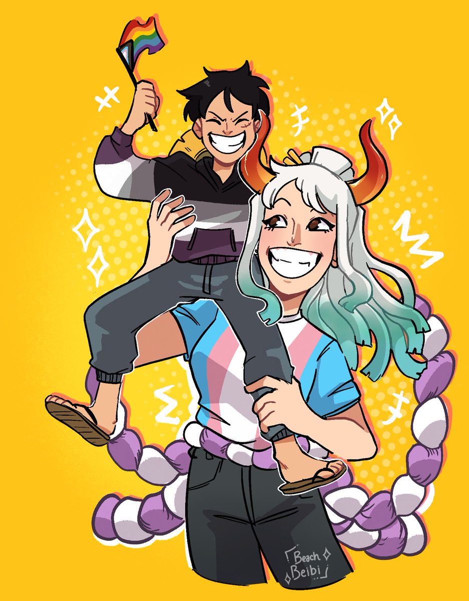 BeachBeibi's tweet photo. Have a suuuuper pride month and remember it's never a crime to exist https://t.co/RzImcagyXz