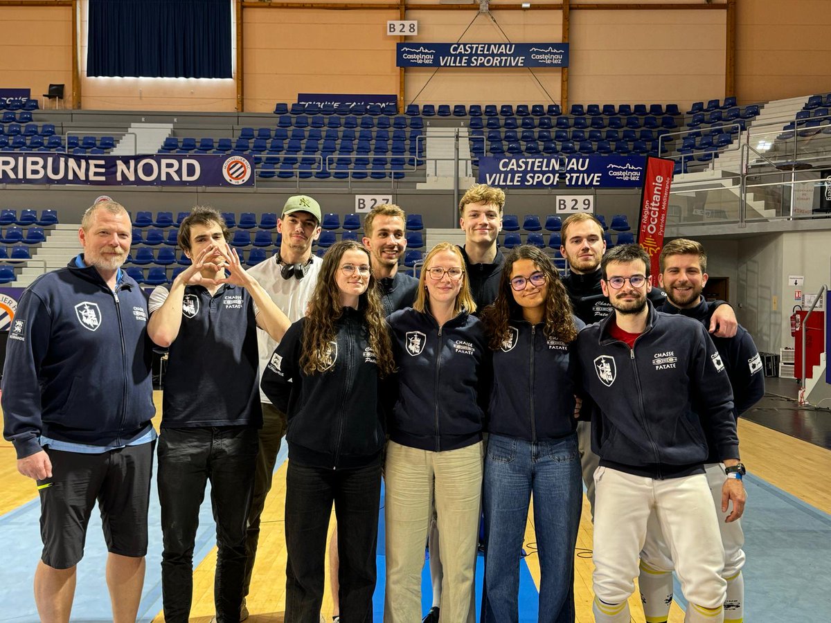 Ninon Hartvick et Odinn Bindas brillent, le titre et la montée en N2 pour l’équipe 2 🤩

🥇🥇🥉 On vous raconte ce week-end exceptionnel sur notre site : epeenormandie.fr/ninon-hartvick… 

⚪🔵#TeamENE #escrime #lisieux #caen