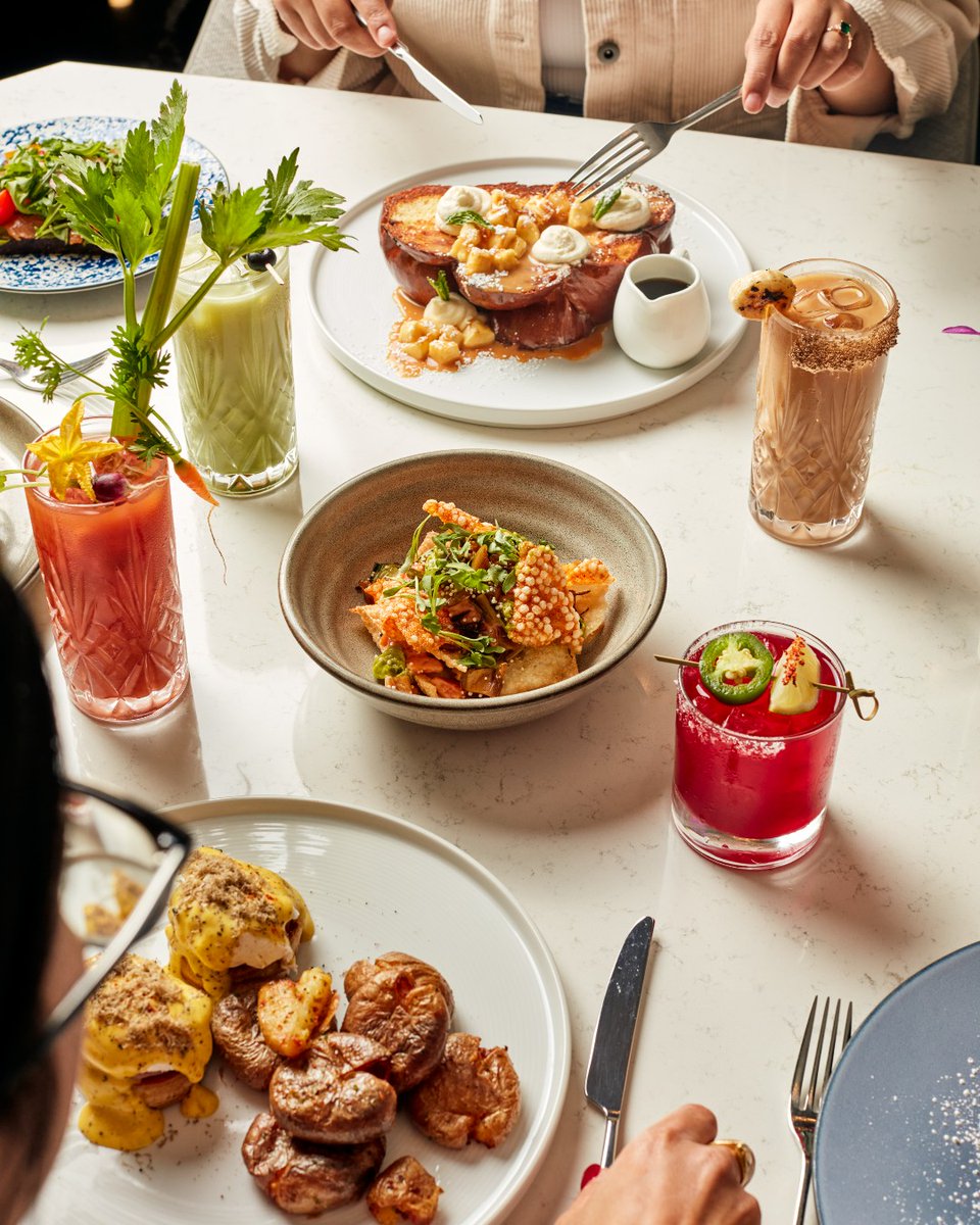 AdornRestaurant's tweet photo. Brunch is the most important meal of the weekend! We are excited to share our new brunch menu filled with fresh takes on classics like the Banana &amp; Coconut French Toast, Truffle Eggs Benedict and more! Reserve your next brunch date with us at the link in bio. https://t.co/Mc3P0wcYVF