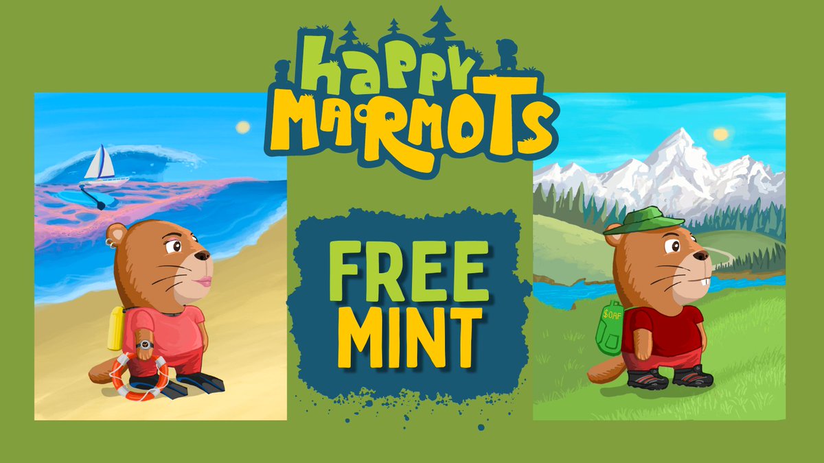happy_marmots's tweet photo. The Rescuer: Saving Your Wallet During the Mint

As our public mint approaches and we've revealed the rules and surprises, here's what you need to know about the free mint NFTs:

Congratulations if you discover one or more 'Mountain Rescue' or 'Sea Rescue' NFTs in your wallet after minting! 🥳 
You'll receive your money back, remain eligible for the raffle, and enjoy all the perks associated with the collection.

With 1,000 'Mountain and Sea Rescue' NFTs among the 8,848 available, your chances are significant to be among the lucky ones getting their funds reimbursed. 

Good luck to everyone!🍀