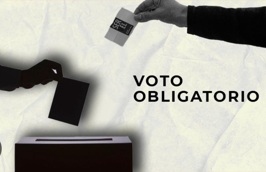 Opinión matinal.
Si vamos a hablar de voto obligatorio, como deber ciudadano, debemos conversar sobre el voto en blanco como derecho. 
¡Van de la mano!
Nadie come lo que no le apetece.