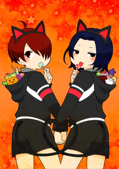 ドリライに沸いたままなのでむかしむかしの絵見返してる 猫耳自体はこれ公式だったんですよね…(厳密にはスピンオフの放課後の～の方ででしたが) 