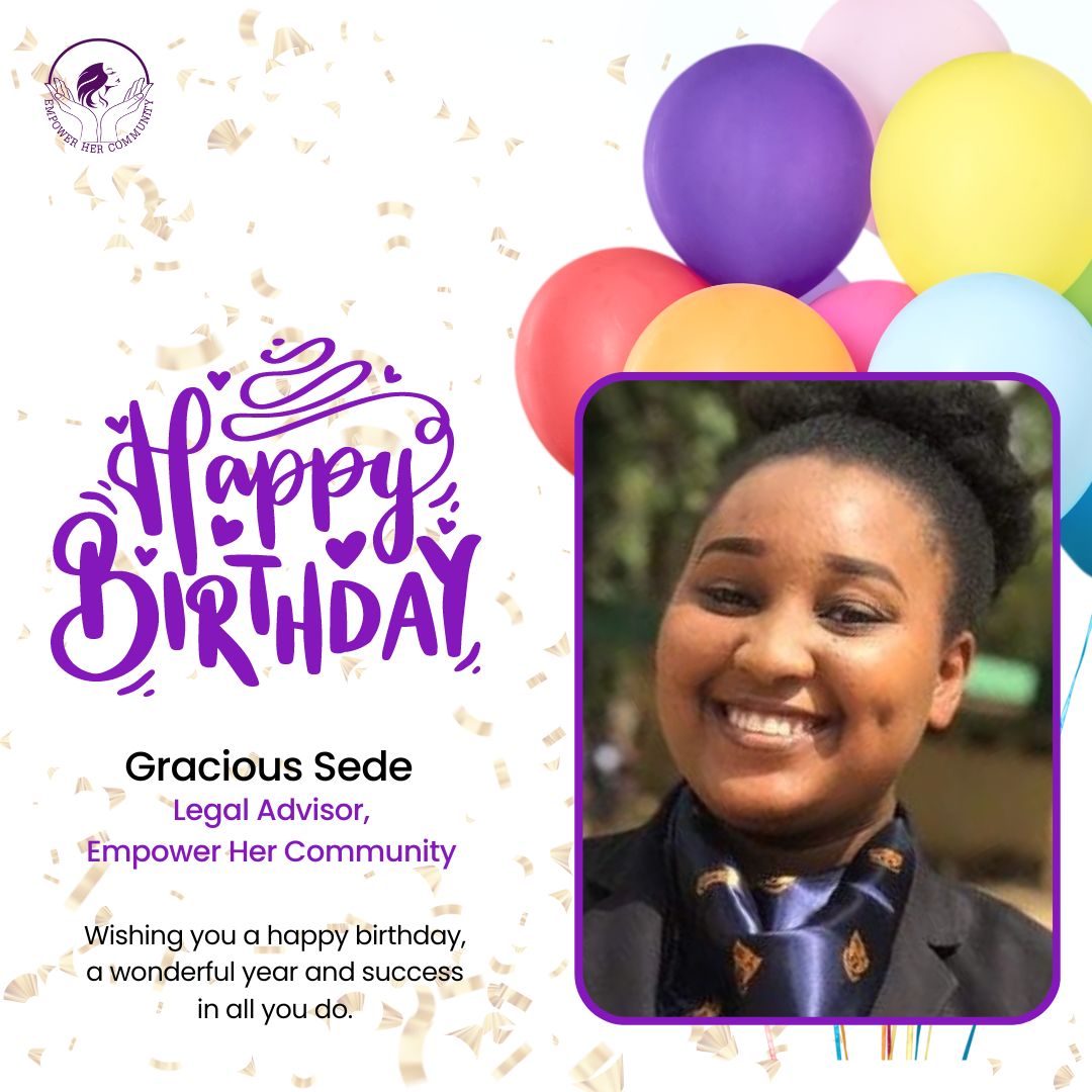 empowerhercom's tweet photo. Happy Birthday to our super amazing Legal advisor @WestsidePOV thank you so much for being such a strong force and for all you do at EHC.😍

Cheers to a fulfilling, happy and successful year ahead 🥂💜.

Techies let's wish her a happy birthday in the comments section 🤗.

#ehc https://t.co/U2a0XQtM0o