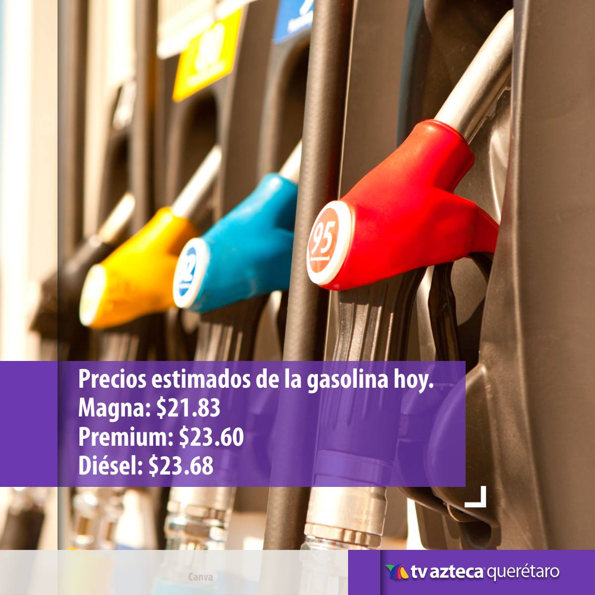 Te compartimos los precios estimados de la gasolina este 03 de Junio, conoce si es buena idea cargar combustible hoy. 👍⛽

#TvAztecaQuerétaro #PreciosEstimadosGasolina