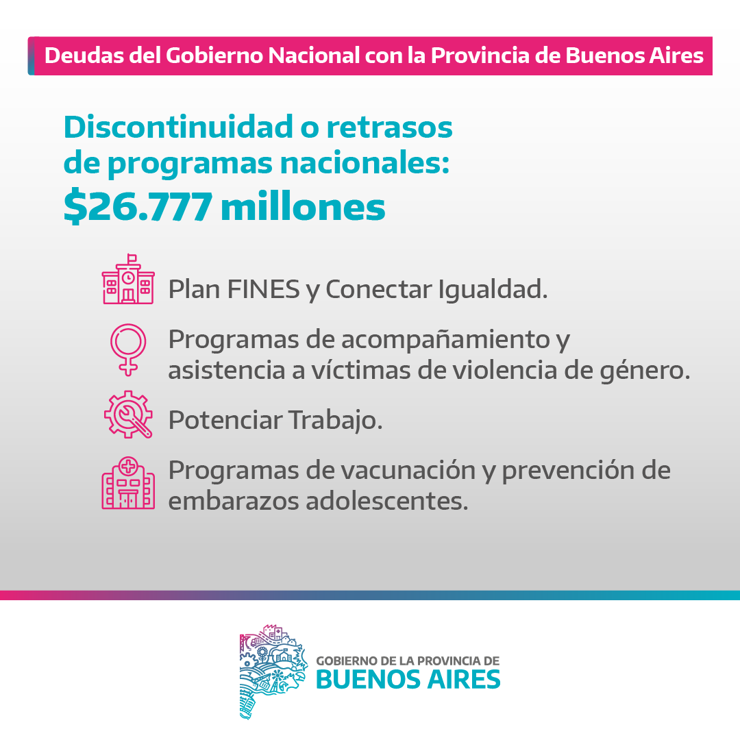 Kicillofok's tweet image. Estamos llevando adelante un reclamo al Gobierno Nacional por el plan sistemático de asfixia financiera y económica que está ejecutando de forma deliberada sobre el pueblo de la provincia de Buenos Aires.

Una deuda que asciende a 5,8 billones de pesos que impactan directamente…