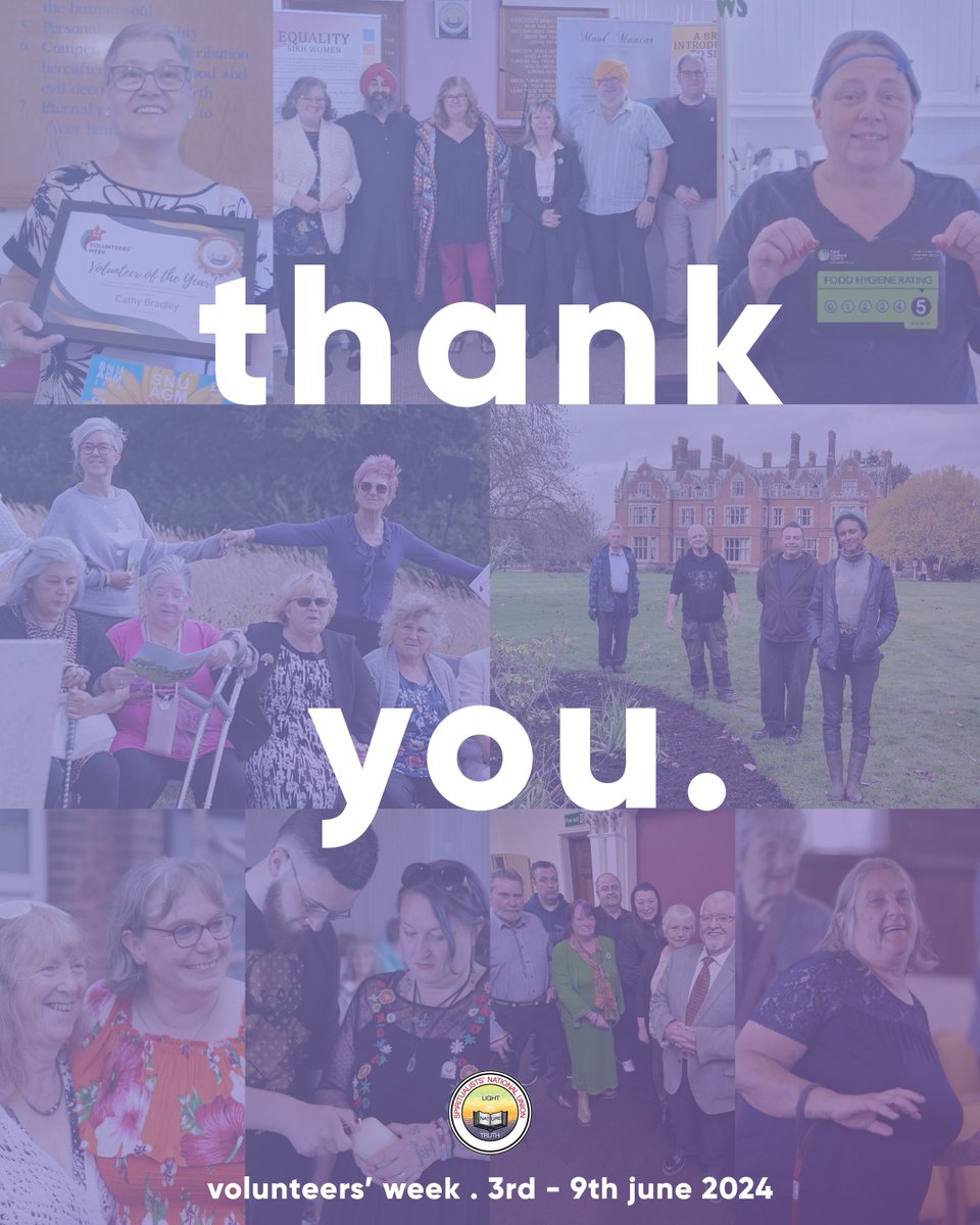 This Volunteers' Week (3rd-9th June 2024) we once again say a huge, heartfelt 'thank you' to all those of you who make our churches, centres, committees and union as a whole, possible.

THANK YOU.

For more information on Volunteers' Week, visit volunteersweek.org