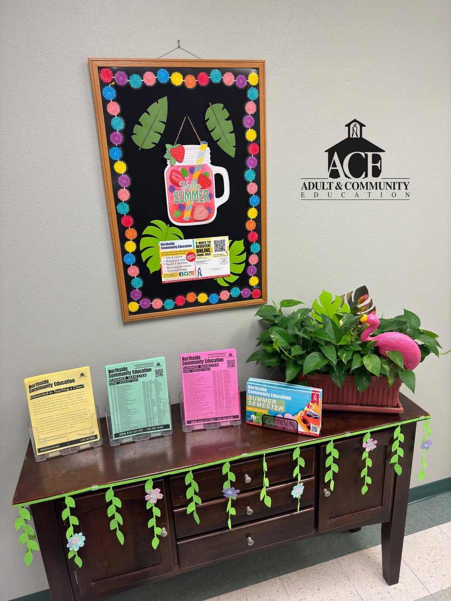 NISD_ComEd's tweet photo. π Exciting news! Our summer program flyers are here! Stop by NISD Community Ed this week, Mon-Fri, 8am-5pm to grab yours. For full details, visit π https://t.co/vtBUrst59j.
Happy June and hello summer! βοΈ #NISDSummer #NisdACE https://t.co/fkilmLdD4x