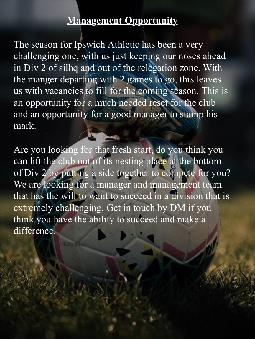 We still have a vacancy to fill if you have the talent to succeed, interested then get in touch.