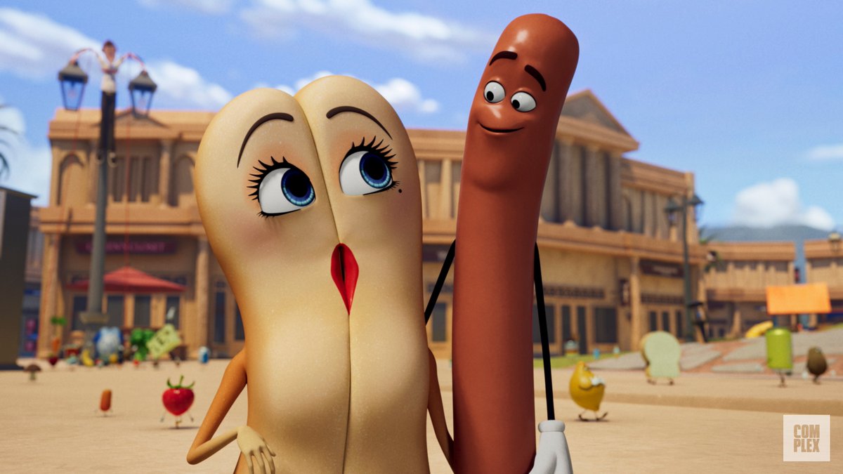 ComplexPop's tweet photo. Exclusive: New looks at ‘SAUSAGE PARTY: FOODTOPIA’ have arrived. 📺🌭

Releasing July 11 on @PrimeVideo. https://t.co/WBoVuLMBjj