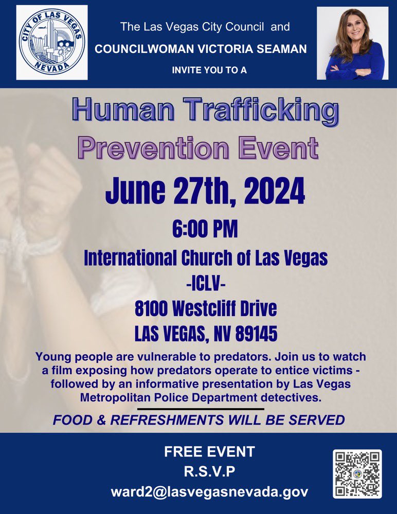 VictoriaDseaman's tweet photo. Get ready for upcoming events you won't want to miss! Please mark your calendars and join us!
#lvcouncil #lvccward2 #UpcomingEvents #SaveTheDate #JoinUs @CityOfLasVegas
#veteransmemorialcommunitycenter #breakfastbuzz #CommunityEvents #CommunityGathering #HumanTraffickingPrevention #OurChildrenAreNotForSale