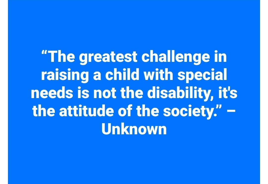 Unless you're 'normal' & 'fit in' many people wrongfully mistreat anyone w/ a #disability #Society feels it's acceptable to -Bully -Mock -Insult -Degrade -Tear down etc Anyone with any disability -Autism -Cerebral Palsy -Down Syndrome -Parkinson's -Dementia -Lou Gehrig's etc