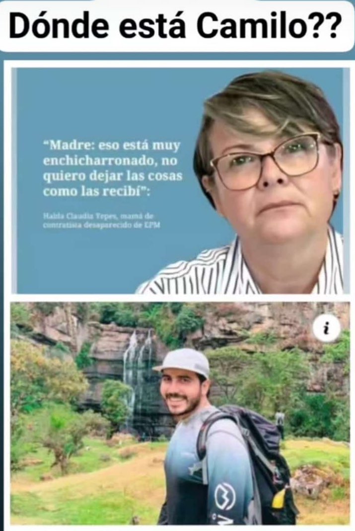 #DondeEstaCamilo #AndresCamiloNoAparece Dios! 790 días! Y si fueras a ti que te estuviera pasando? Ponerse en mis zapatos no es fácil! Nadie quiere padecer este dolor! Nadie quiere vivir esta pesadilla! Camilo desaparecido desde 2022 y sigo esperándolo!Que aparezca este cómo este