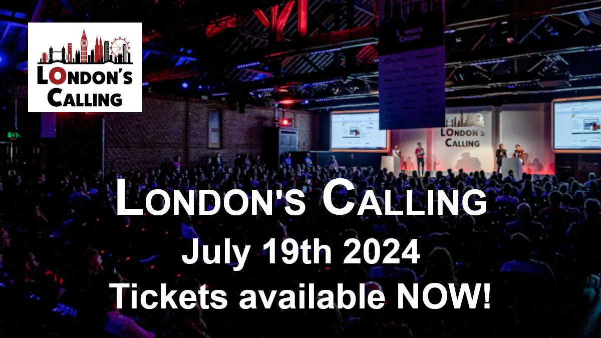 Not bought your ticket to #LC24 yet? Now is the time to put that right. 
Our Early Bird offer ends at midnight BST on Monday 10th June, so you have just 1 week to save 💰on your reservation for the Salesforce event of the year. 
What are you waiting for?
londonscalling.net