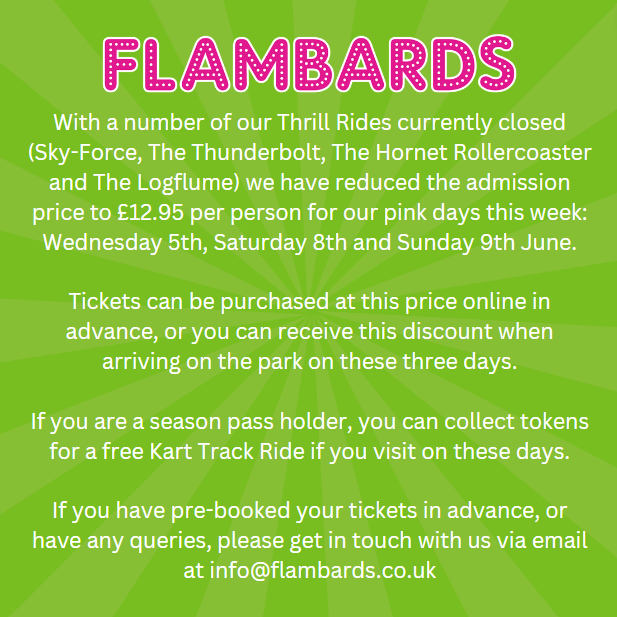 Important Ride Update