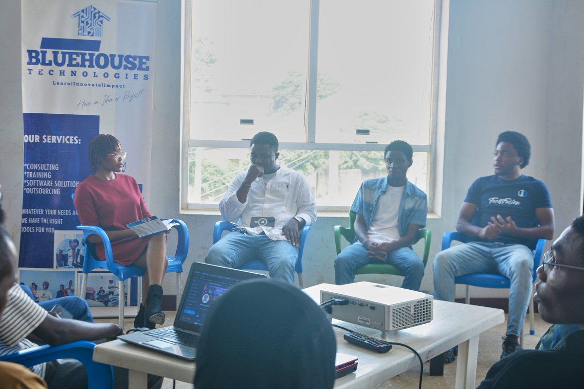 RinretKeswet's tweet photo. Thrilled to have hosted my first event, a tech & tea on "building a decentralized future with blockchain" at Blue House Technologies! Huge thanks to the team for their support. #TechAndTea! ☕ #innovate #impact #techskills #blockchain #bluehouse #solana #Jos @Blue_House_Tech https://t.co/Zz3pmq4Acw