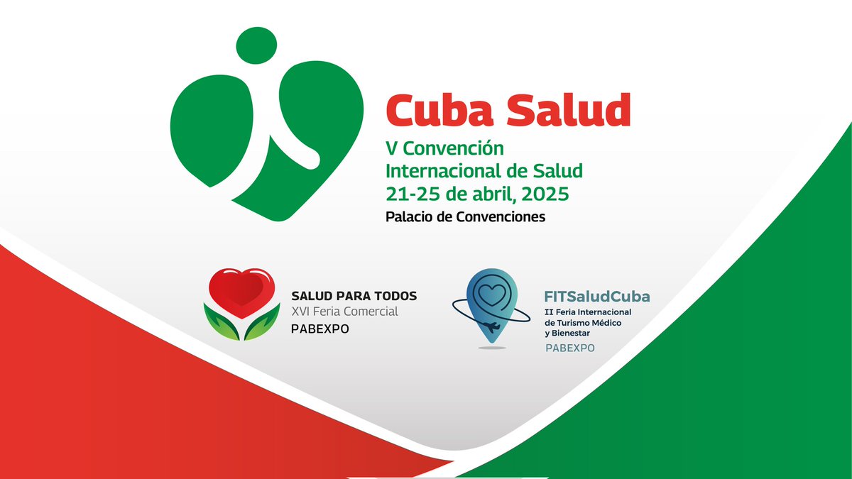 Ahora‼️en el @MinrexCpi se realiza lanzamiento de V Convención Internacional 'Cuba Salud 2025', XVI Feria Internacional 'Salud Para Todos 2025' y la II de Turismo Médico y Bienestar. 🩺Eventos que se realizarán del 21 al 25 de abril de 2025, en #LaHabana 🇨🇺. #CubaPorLaVida