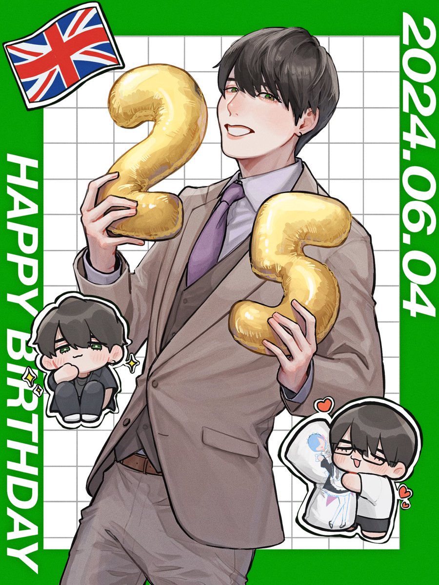 macha_online's tweet photo. 王子、お誕生日おめでとうございます🫶💚

 #マーク生誕ニシコリ祭 https://t.co/kmAoz9ec3X