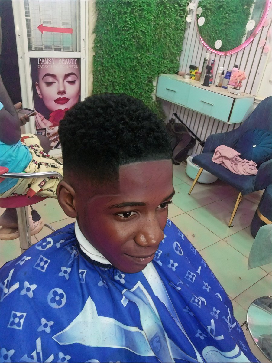 Haircut by STARSES 
Young boss you're looking good