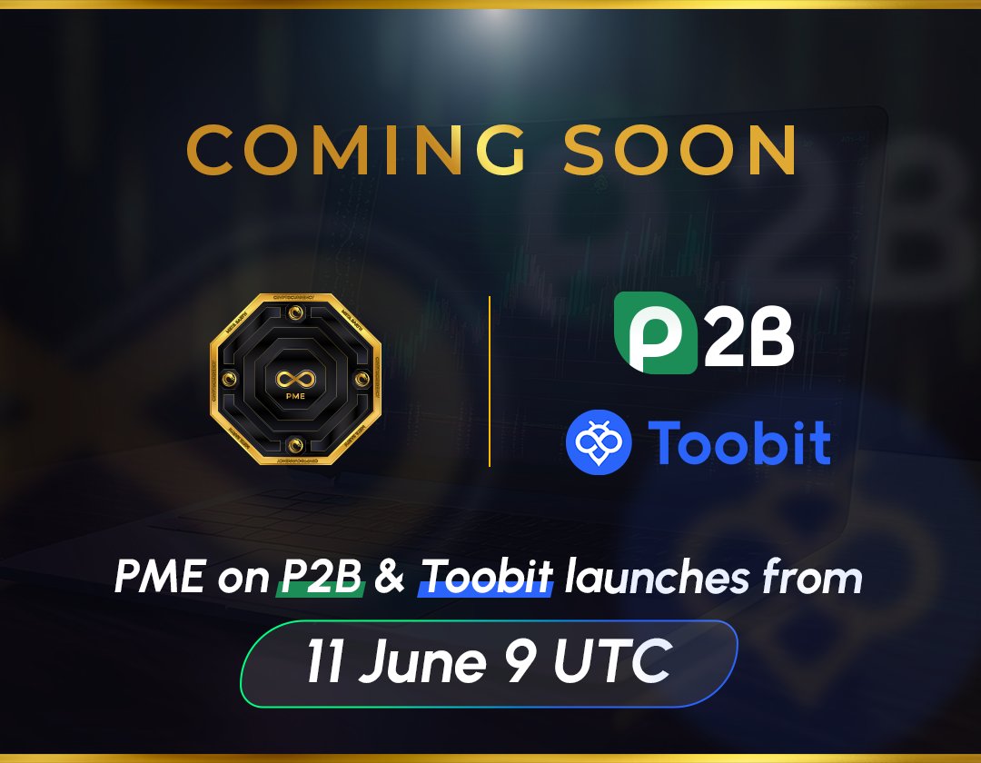 ⏰ What will happen on June 11th❓

 PME will be available on "P2B and Toobit" platforms starting June 11th!

The primary currency in Pcometaearth is PME, a cryptocurrency used to buy and sell land tiles. Stay tuned for the opportunities coming with PME!

#PME #P2B #Toobit #NFT