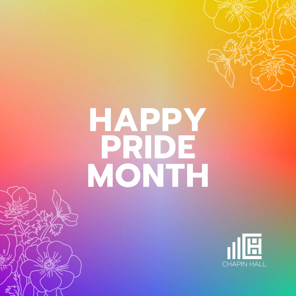 Chapin_Hall's tweet photo. Happy #PrideMonth! ​As we recognize and celebrate the LGBTQ+ community this #PrideMonth and throughout the year, we remember that improving the well-being of our young people means supporting who they are. https://t.co/qUr6j1smro