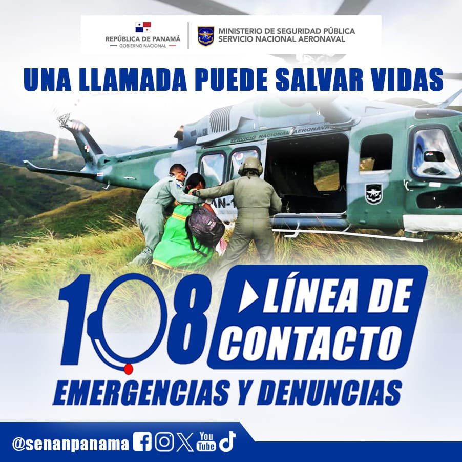 #Atención📢 | Recuerda que nuestro servicio de emergencia es inmediato y los operadores están listos y prestos para enviar asistencia hacia donde te encuentres. 

Utiliza la #Línea108 📲 📞con responsabilidad, no robes minutos valiosos que pueden #SalvarVidas.

#UnPanamáMejor 🇵🇦
