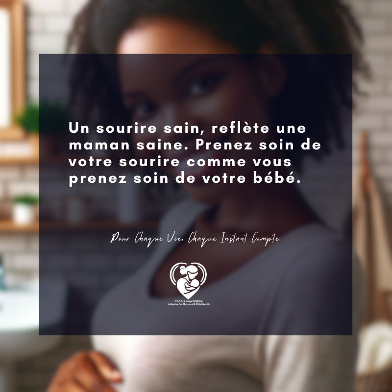 assazone's tweet photo. Un sourire sain, reflète une maman saine. Prenez soin de votre sourire comme vous prenez soin de votre bébé. Pour Chaque Vie, Chaque Instant Compte.

#SantéMaternelle #SoinsPrénatals #InitiativeTHS #PréventionSanté #Tuwindi #RotaryKati #RotaryNOTL https://t.co/QgZVnmbwS3