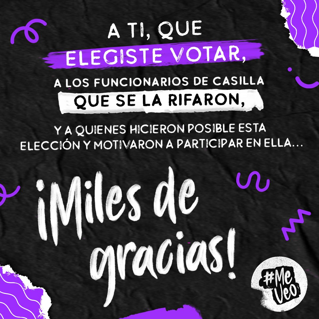 Todxs pusimos nuestro granito de arena. 🗣️ ¡Hicimos las elecciones juntxs! 💪
