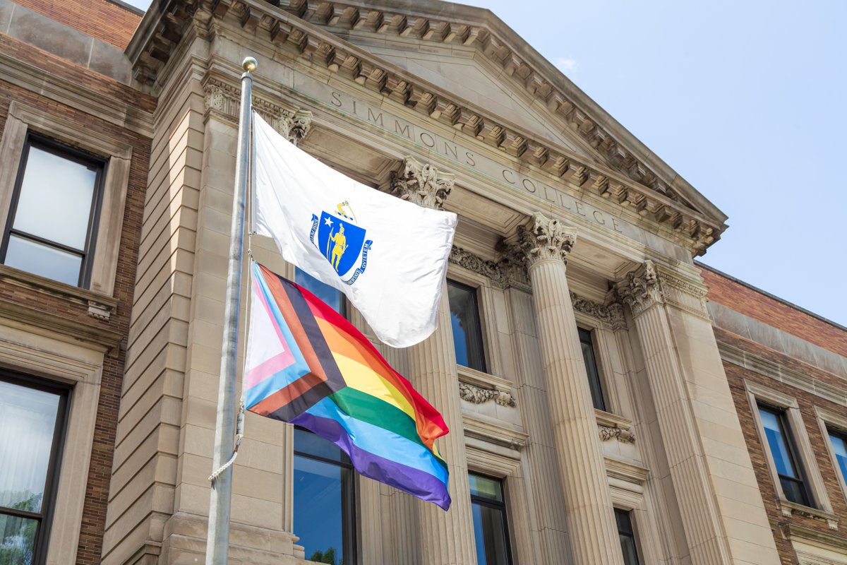 SimmonsUniv's tweet photo. Happy Pride Month! 🌈 At Simmons University, we proudly celebrate, recognize, and support the LGBTQ+ community year-round. 🏳️🌈🏳️⚧️
#SimmonsUniversity #MySimmons #PrideMonth #Pride2024 https://t.co/ywYqStzc34