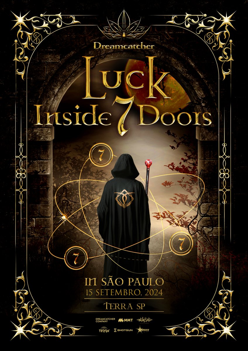 followhwstar's tweet photo. Dreamcatcher 2024 World Tour [Luck Inside 7 Doors] em São Paulo 💫

📅 15/09
📍 Terra SP

Vendas a partir deste sábado ao meio-dia, pela @shotgunbrasil!
🔗 Saiba mais:  https://t.co/O227BRT3Au

#DreamcatchernoBrasil #LuckInside7Doors https://t.co/A6x2zlSDwK