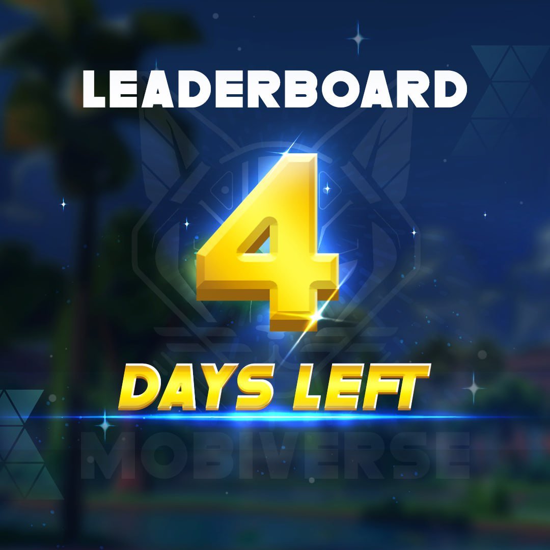 🔈 Countdown to Phase 2 – Only 4 Days Left! 🔈

➡️Only 4 days left until Phase 2 of Mobiverse launches! Get ready to discover what's new and exciting behind the scenes. 🔥

⭐️ MobiVerse delivers a truly unique experience, allowing users to mine gold and interact directly on the