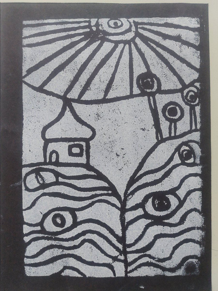 MissSwiderska's tweet photo. Back to school with a bang today! Period 1- year 7 Hundertwasser inspired printmaking lesson! Using polystyrene tiles students printed their designs in various colours, so pleased with the outcomes 🤩 #Hundertwasser #KS3 #Year7 #Printing #Printmaking #ArtTeacher https://t.co/MIw4TiLM5s
