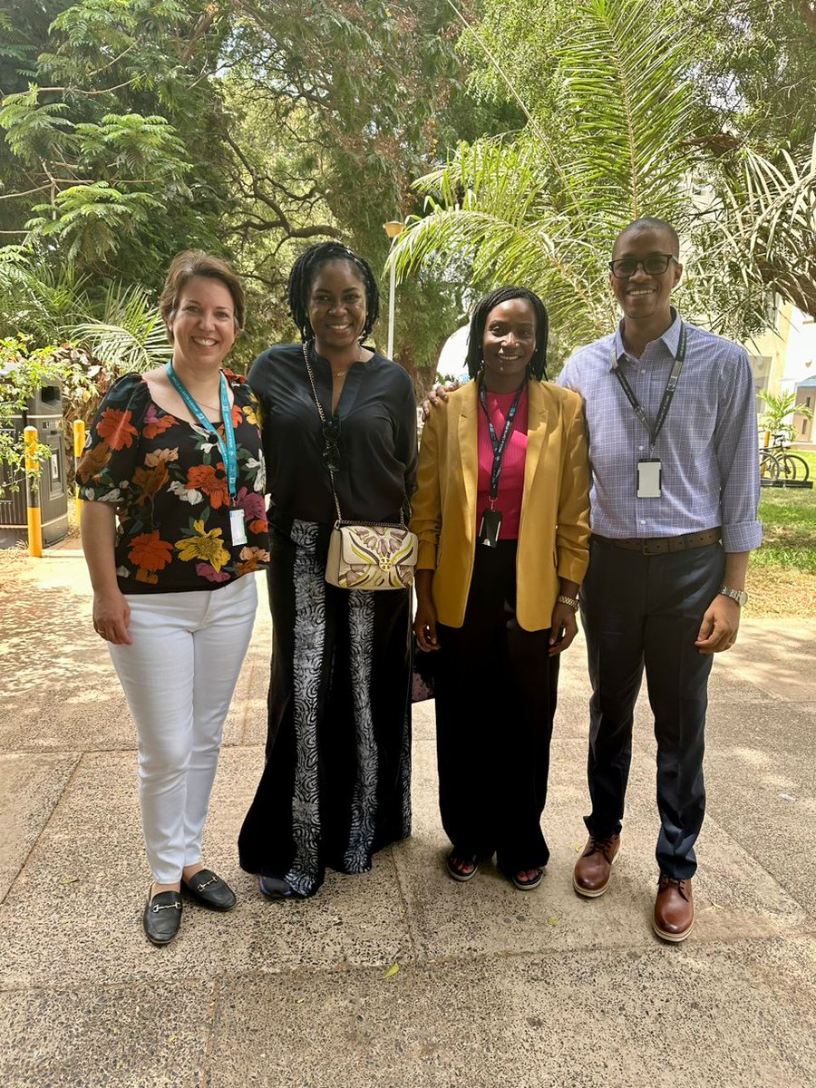 Delighted to be in The Gambia for our #NIHR #globalhealth group @DiDi4Africa end of yr2 meeting. 

And finally all three of my students and I meet in person!

#cccuproud 

@DrDelwu @BaldehF @mbaldeh_inc
