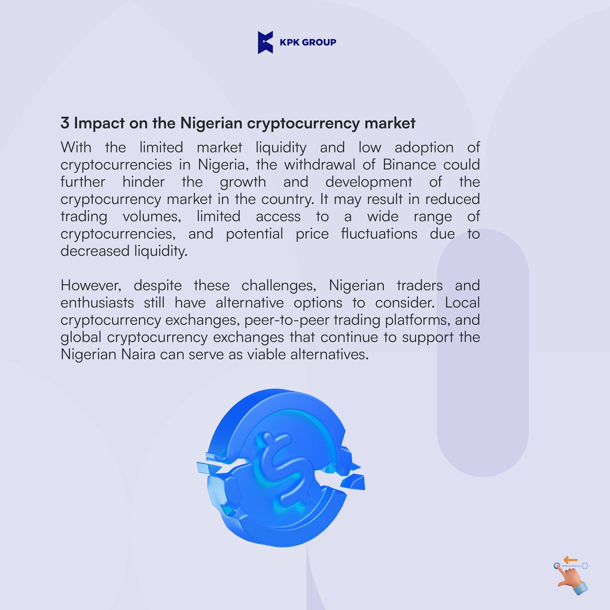 KpkExchange's tweet photo. Reasons why binance pulled out from Nigerian government deal. https://t.co/hGapaJzNZ9