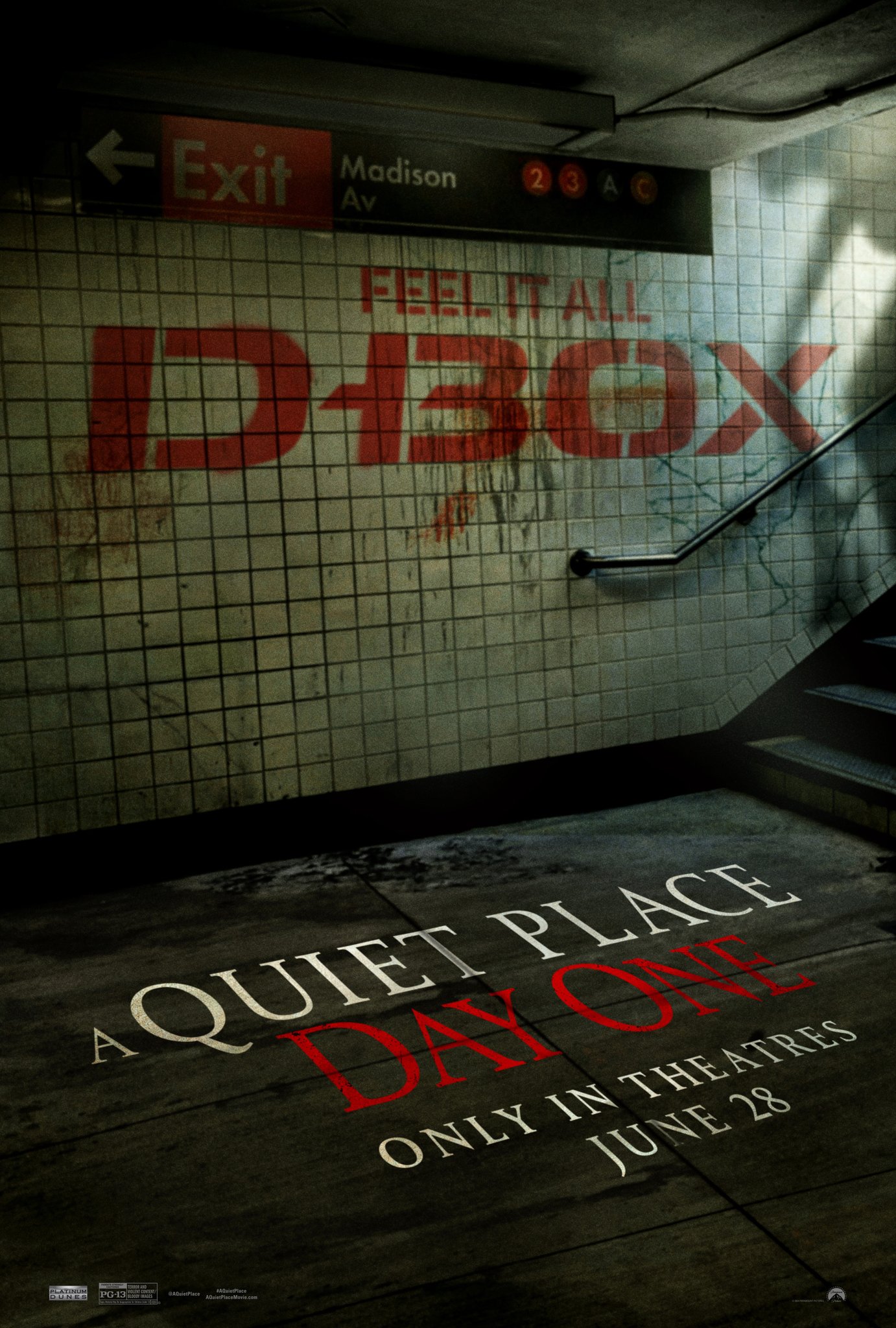 A Quiet Place Day One D-Box poster 
