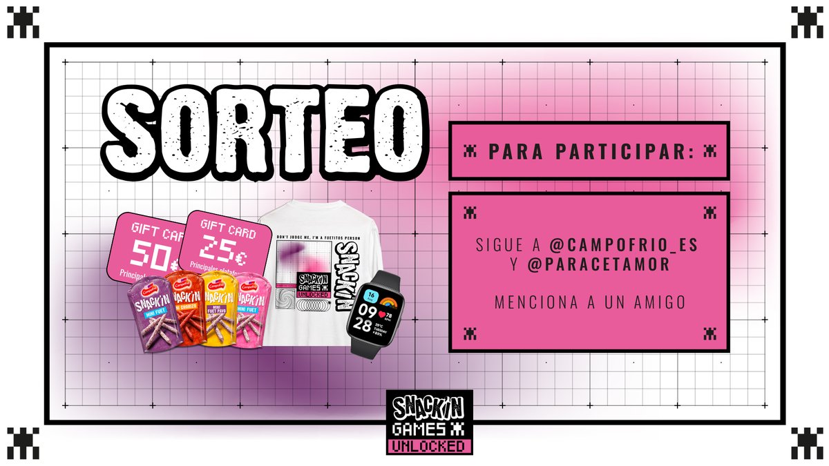 Campofrío España (@campofrio_es) on Twitter photo Gracias <a href="/paracetamor/">Paracetamor</a> por desbloquear este 🔥SORTEÍTO🔥
1⃣Sigue a <a href="/Campofrio_es/">Campofrío España</a> y a <a href="/paracetamor/">Paracetamor</a>
2⃣Menciona a ese amigo con el que compartirías el premio, o no 😜
¡Participa! #SGUnlocked Gracias <a href="/paracetamor/">Paracetamor</a> por desbloquear este 🔥SORTEÍTO🔥
1⃣Sigue a <a href="/Campofrio_es/">Campofrío España</a> y a <a href="/paracetamor/">Paracetamor</a>
2⃣Menciona a ese amigo con el que compartirías el premio, o no 😜
¡Participa! #SGUnlocked
