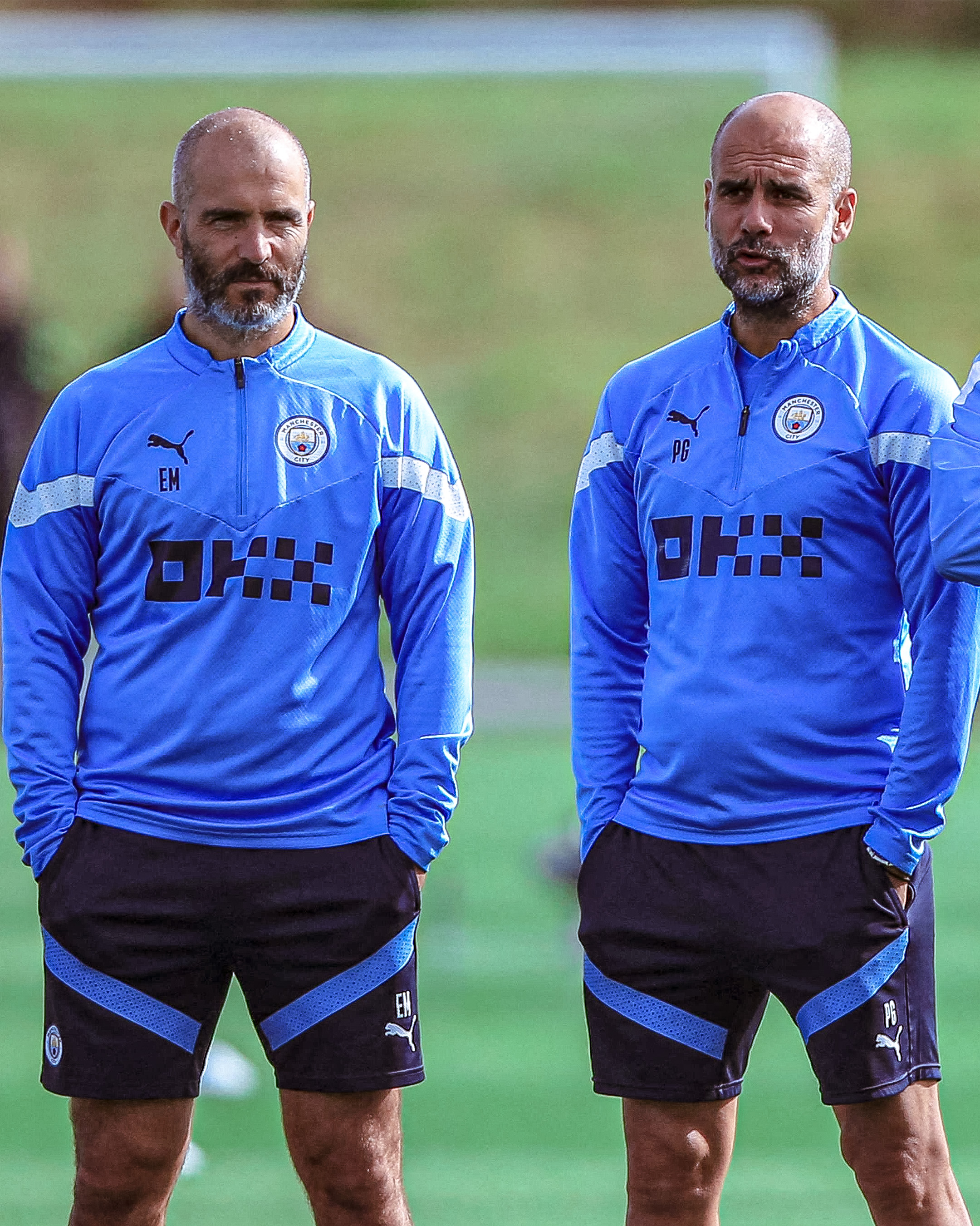 Premier League on X: "Newly appointed @ChelseaFC head coach Enzo Maresca  watching a Man City training session alongside Pep Guardiola in 2022 👀  Maresca had two spells at the club, firstly as