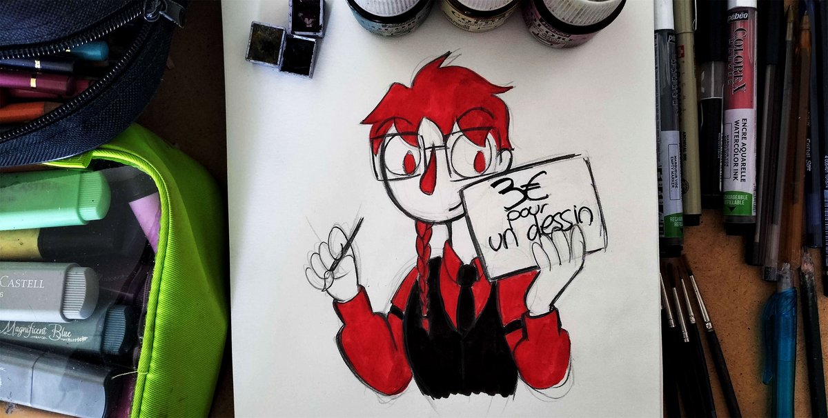 LANCEMENT DES COMMANDES DE DESSINS POUR LA CAGNOTTE D’ASMAA
Salut ! Je suis actuellement en live pour faire des petites commandes de dessins afin de réunir de l’argent pour la cagnotte que je parraine 
twitch.tv/poppy999_
(+ d'infos en dessous ↓↓↓↓)