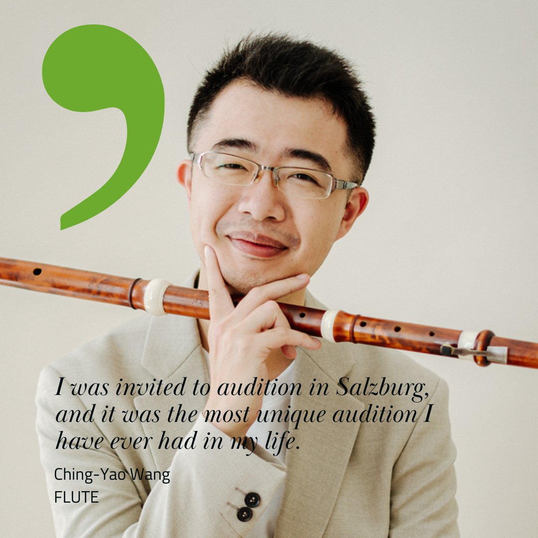 🎶✨ Meet Theresia with Ching-Yao Wang! 🌟 
The Taiwanese flautist graduated from <a href="/mdwwien/">mdwwien</a> and recently won the Dutch International Traverso Competition <a href="/fluitconcours/">fluitconcours</a>. He joined us after the Salzburg auditions in July 2022. 

Catch his story on our blog!
theresia.blog/2024/06/meet-t…