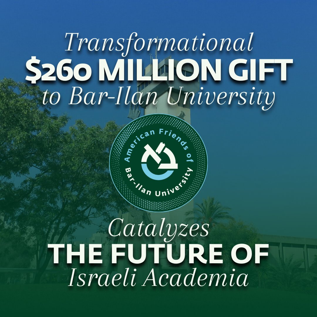 “The future of Israel is built on the vision, passion, and commitment of those who see what’s possible,” says Jessica Feldan, CEO of the American Friends of Bar-Ilan University. “In this pivotal moment, investing in Israel’s core strengths is how we impact tomorrow today.”
