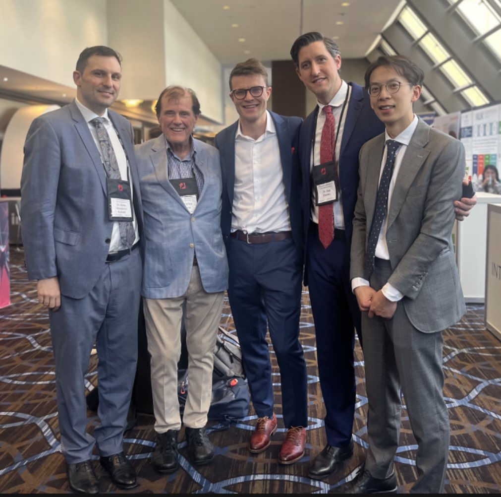 UHN Otolaryngology Head & Neck Surgery (@uhn_otohns) on Twitter photo Incredibly Proud of our superstar residents Hugh Kim and Tanya Chen <a href="/UofT_OHNS/">U of T Otolaryngology - Head & Neck Surgery</a> with their Poliquin Resident Research Awards 2024! <a href="/ENT_Canada/">CSOHNS</a> ALWAYS a blast catching up with friends and colleagues at CSOHNS
<a href="/DrJohndeAlmeida/">John De Almeida</a> <a href="/JonathanYip/">Jonathan Yip</a> <a href="/DrJoelCDavies/">Joel Davies</a> <a href="/YaoCMKL/">Christopher MKL Yao, MD. FRCSC</a> <a href="/Philip_Edgcumbe/">Philip Edgcumbe, MD, PhD</a> Incredibly Proud of our superstar residents Hugh Kim and Tanya Chen <a href="/UofT_OHNS/">U of T Otolaryngology - Head & Neck Surgery</a> with their Poliquin Resident Research Awards 2024! <a href="/ENT_Canada/">CSOHNS</a> ALWAYS a blast catching up with friends and colleagues at CSOHNS
<a href="/DrJohndeAlmeida/">John De Almeida</a> <a href="/JonathanYip/">Jonathan Yip</a> <a href="/DrJoelCDavies/">Joel Davies</a> <a href="/YaoCMKL/">Christopher MKL Yao, MD. FRCSC</a> <a href="/Philip_Edgcumbe/">Philip Edgcumbe, MD, PhD</a>
