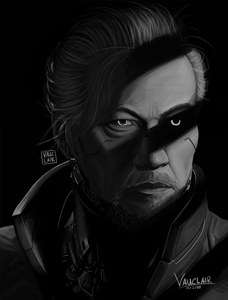 Portrait 7/30 - Goro Takemura (#Cyberpunk2077)
