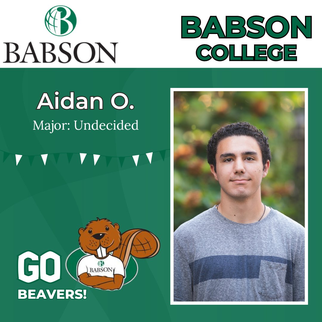 In the fall, Aidan will be attending Babson College! Amazing job, Aidan! Best of luck next year!

#TheHudsonSchool #THSCommunity #THSUpperSchool #Hoboken