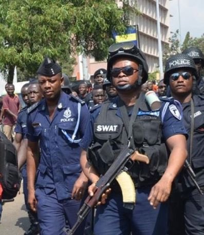Ghana girls and Ghana police, who demand for more money…