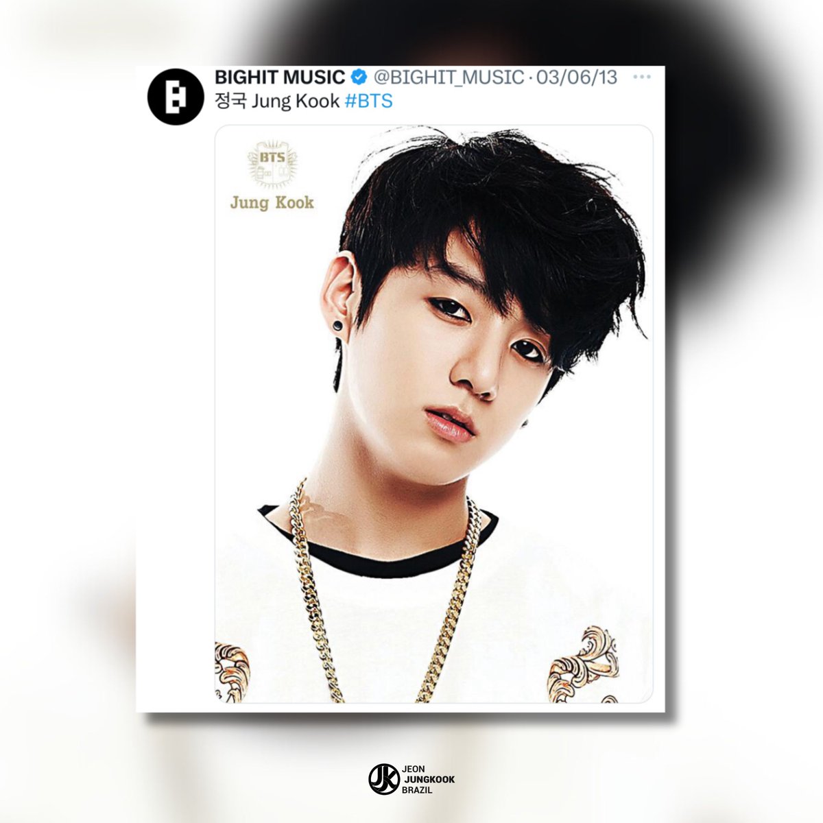 JeonJungkook_BR's tweet image. 11 anos desde que Jungkook foi oficialmente apresentado como membro do BTS 🌟

Temos muito orgulho de acompanhar essa trajetória tão linda do nosso talentoso e incrível JK! Gratidão por esses 11 anos 🤍

#11YearsWithJungkook