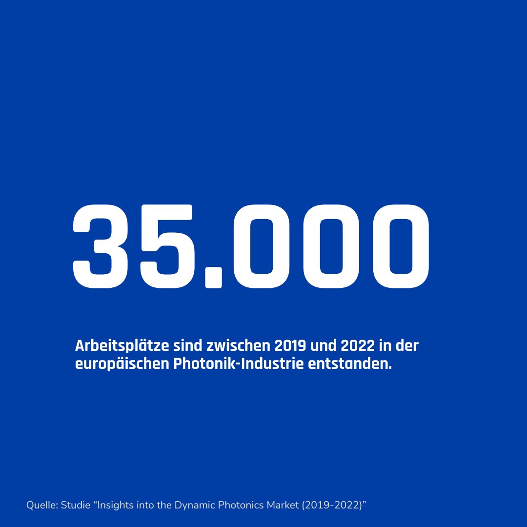In welcher Branche sind 2019-2022 🇪🇺 europaweit 35.000 Arbeitsplätze 💼entstanden? Das erfahren Sie in unserer heutigen 📄 News: vditz.de/newsroom/news-… #Innovation #FuE #Photonik <a href="/Photonics21/">Photonics21</a>