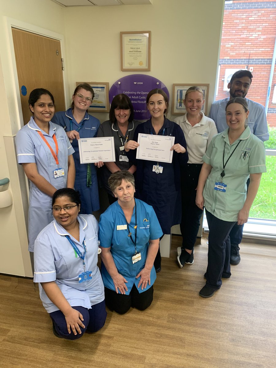 CF inpatient unit -Pearce ward - MFT tweet media