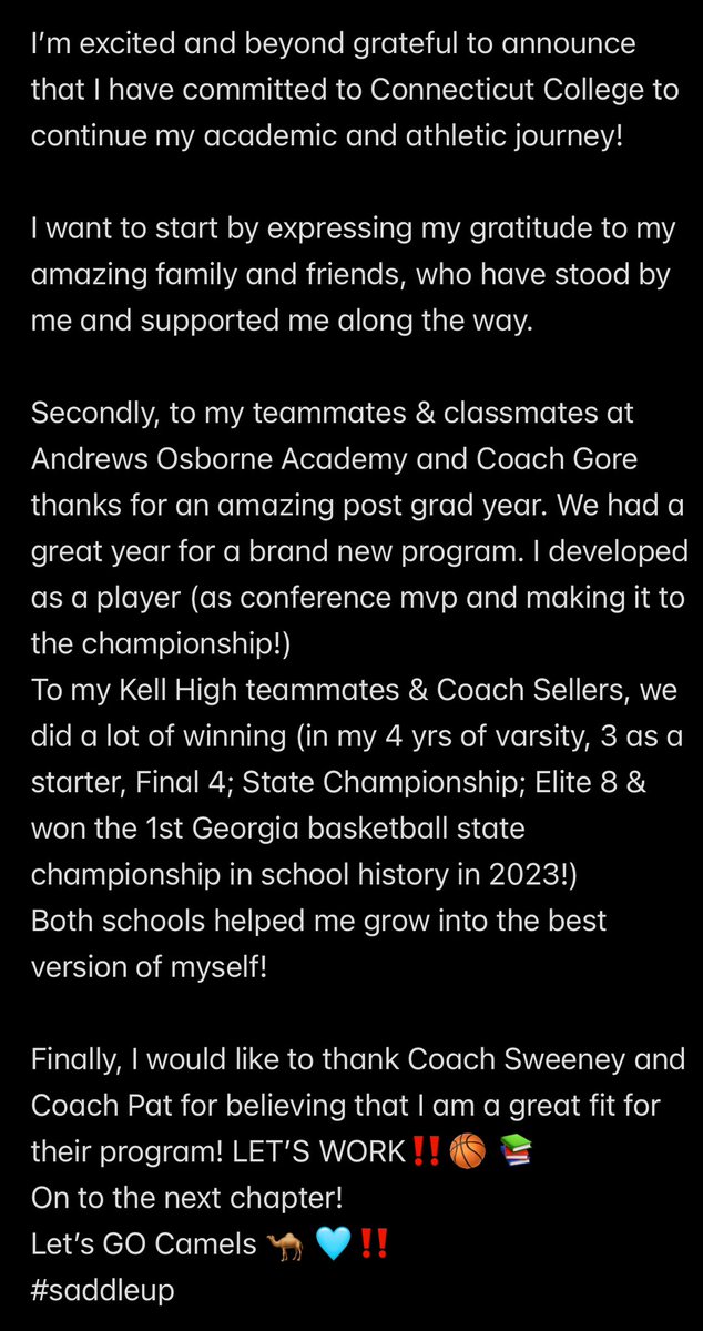 #committed <a href="/Camel_Hoops/">Conn College MBB</a> #D3Hoops 
<a href="/ConnCollege/">Connecticut College</a> 

LET’S GO‼️🐪🩵📚🏀