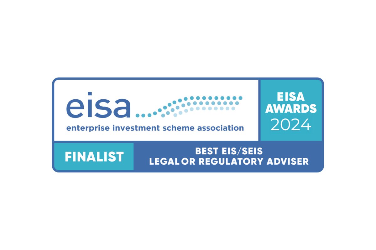 We are pleased to have been named as a finalist for the Enterprise Investment Scheme Association (EISA) Awards 2024.

EISA recognises the founders, investors and advisers who are driven by the common goal of supporting entrepreneurs across the UK.
➡ lnkd.in/eu45yzHu